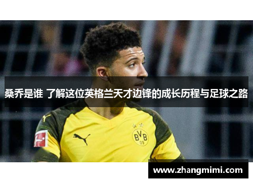 桑乔是谁 了解这位英格兰天才边锋的成长历程与足球之路
